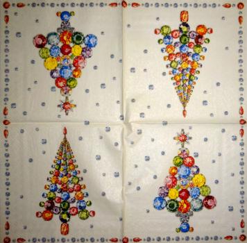 072 Weihnachtsbaum - 4-lagig - Ihr - Taschentuch